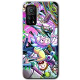 MRCİLETİSİM (mrc17107) Graffiti Çizgi Film Kılıf Baskılı Kapak Tam Kaplayan Mat Seramik Xiaomi Mi 10T Pro ile uyumlu