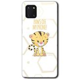 MRCİLETİSİM mrc171146 Sevimli Kedi 1 Kılıf HD Desen Baskılı Arka Kapak Samsung Galaxy A81 ile uyumlu