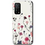 MRCİLETİSİM (mrc17151) Mat Çiçek Kılıf Baskılı Kapak Tam Kaplayan Mat Seramik Xiaomi Mi 10T Pro ile uyumlu