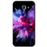 MRCİLETİSİM mrc171617 Color Splash Purple Kılıf HD Desen Baskılı Arka Kapak Samsung Galaxy A8 2016 ile uyumlu