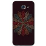 MRCİLETİSİM mrc171620 Mandala Flower Wal Kılıf HD Desen Baskılı Arka Kapak Samsung Galaxy A8 2016 ile uyumlu