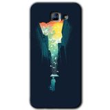 MRCİLETİSİM mrc171633 City Bird Sky Kılıf HD Desen Baskılı Arka Kapak Samsung Galaxy A8 2016 ile uyumlu