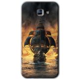MRCİLETİSİM mrc171667 Siyah İnci Kılıf HD Desen Baskılı Arka Kapak Samsung Galaxy A8 2016 ile uyumlu