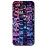 MRCİLETİSİM mrc171687 Şehir Görünümü Kılıf HD Desen Baskılı Arka Kapak Samsung Galaxy A8 2016 ile uyumlu