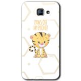MRCİLETİSİM mrc171696 Sevimli Kedi 1 Kılıf HD Desen Baskılı Arka Kapak Samsung Galaxy A8 2016 ile uyumlu