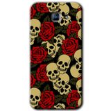 MRCİLETİSİM mrc171705 Kurukafa Aşk Kılıf HD Desen Baskılı Arka Kapak Samsung Galaxy A8 2016 ile uyumlu