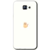 MRCİLETİSİM mrc171735 Cat Minimalism Kılıf HD Desen Baskılı Arka Kapak Samsung Galaxy A8 2016 ile uyumlu