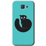 MRCİLETİSİM mrc171736 Cat Vector Kılıf HD Desen Baskılı Arka Kapak Samsung Galaxy A8 2016 ile uyumlu