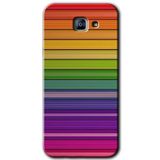 MRCİLETİSİM mrc171768 Colorful Lines Kılıf HD Desen Baskılı Arka Kapak Samsung Galaxy A8 2016 ile uyumlu