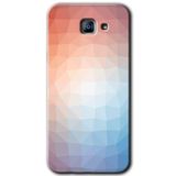 MRCİLETİSİM mrc171773 Polygon Graident 3 Kılıf HD Desen Baskılı Arka Kapak Samsung Galaxy A8 2016 ile uyumlu