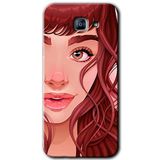 MRCİLETİSİM mrc171790 Kızıl Kız Kılıf HD Desen Baskılı Arka Kapak Samsung Galaxy A8 2016 ile uyumlu
