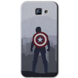 MRCİLETİSİM mrc171798 Captain Avenger Kılıf HD Desen Baskılı Arka Kapak Samsung Galaxy A8 2016 ile uyumlu