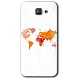 MRCİLETİSİM mrc171808 Dünya Haritası Kılıf HD Desen Baskılı Arka Kapak Samsung Galaxy A8 2016 ile uyumlu