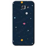 MRCİLETİSİM mrc171841 Çizim Gezegen Kılıf HD Desen Baskılı Arka Kapak Samsung Galaxy A8 2016 ile uyumlu