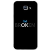 MRCİLETİSİM mrc171983 Im Broken Kılıf HD Desen Baskılı Arka Kapak Samsung Galaxy A8 2016 ile uyumlu