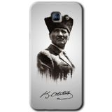 MRCİLETİSİM mrc171994 Mustafa Kemal Atatürk Kılıf HD Desen Baskılı Arka Kapak Samsung Galaxy A8 2016 ile uyumlu
