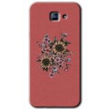 MRCİLETİSİM mrc172028 Retro Çiçek Kılıf HD Desen Baskılı Arka Kapak Samsung Galaxy A8 2016 ile uyumlu
