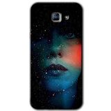 MRCİLETİSİM mrc172034 Karanlık Kadın Kılıf HD Desen Baskılı Arka Kapak Samsung Galaxy A8 2016 ile uyumlu