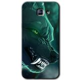 MRCİLETİSİM mrc172059 Yeşil Kurt Kılıf HD Desen Baskılı Arka Kapak Samsung Galaxy A8 2016 ile uyumlu