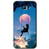 MRCİLETİSİM mrc172064 Yalnız Kadın Kılıf HD Desen Baskılı Arka Kapak Samsung Galaxy A8 2016 ile uyumlu