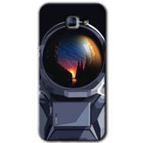 MRCİLETİSİM mrc172065 Astronot Kılıf HD Desen Baskılı Arka Kapak Samsung Galaxy A8 2016 ile uyumlu