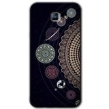 MRCİLETİSİM mrc172076 Gezegen Döngüsü Kılıf HD Desen Baskılı Arka Kapak Samsung Galaxy A8 2016 ile uyumlu