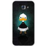 MRCİLETİSİM mrc172085 Angry Duck Kılıf HD Desen Baskılı Arka Kapak Samsung Galaxy A8 2016 ile uyumlu