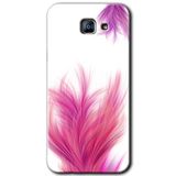 MRCİLETİSİM mrc172089 Pembe Tüy Kılıf HD Desen Baskılı Arka Kapak Samsung Galaxy A8 2016 ile uyumlu