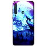 MRCİLETİSİM mrc172150 Mega Kurt Kılıf HD Desen Baskılı Arka Kapak Samsung Galaxy A9 2018 ile uyumlu