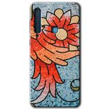 MRCİLETİSİM mrc172321 Mozaik Çiçek Kılıf HD Desen Baskılı Arka Kapak Samsung Galaxy A9 2018 ile uyumlu