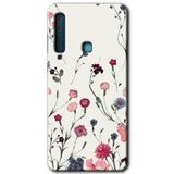 MRCİLETİSİM mrc172576 Mat Çiçek Kılıf HD Desen Baskılı Arka Kapak Samsung Galaxy A9 2018 ile uyumlu