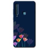 MRCİLETİSİM mrc172629 Çizim Çiçekleri Kılıf HD Desen Baskılı Arka Kapak Samsung Galaxy A9 2018 ile uyumlu