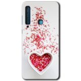 MRCİLETİSİM mrc172631 Kalpli Şekerleme Kılıf HD Desen Baskılı Arka Kapak Samsung Galaxy A9 2018 ile uyumlu