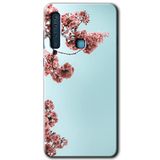 MRCİLETİSİM mrc172638 Japon Çiçeği Kılıf HD Desen Baskılı Arka Kapak Samsung Galaxy A9 2018 ile uyumlu