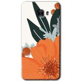 MRCİLETİSİM mrc173863 Portakal Çiçeği Kılıf HD Desen Baskılı Arka Kapak Samsung Galaxy C7 ile uyumlu