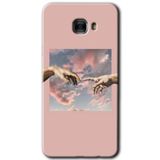 MRCİLETİSİM mrc174402 Tutunamayanlar Kılıf HD Desen Baskılı Arka Kapak + Temperli Cam Samsung Galaxy C7 Pro ile uyumlu