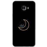 MRCİLETİSİM mrc174853 İyi Geceler Kılıf HD Desen Baskılı Arka Kapak Samsung Galaxy C9 Pro ile uyumlu