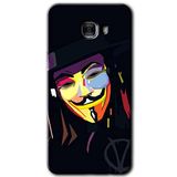 MRCİLETİSİM mrc174857 Vendetta Kılıf HD Desen Baskılı Arka Kapak Samsung Galaxy C9 Pro ile uyumlu
