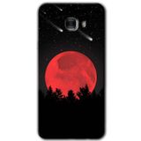 MRCİLETİSİM mrc174891 Kanlı Ay Kılıf HD Desen Baskılı Arka Kapak Samsung Galaxy C9 Pro ile uyumlu