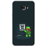 MRCİLETİSİM mrc174943 Kaplumbağa Avcısı Kılıf HD Desen Baskılı Arka Kapak Samsung Galaxy C9 Pro ile uyumlu