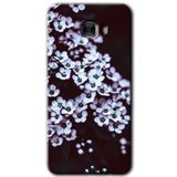 MRCİLETİSİM mrc174971 Beyaz Çiçek Kılıf HD Desen Baskılı Arka Kapak Samsung Galaxy C9 Pro ile uyumlu