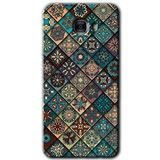 MRCİLETİSİM mrc175003 Mat Mandala Kılıf HD Desen Baskılı Arka Kapak Samsung Galaxy C9 Pro ile uyumlu