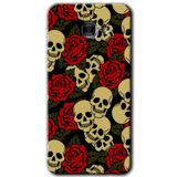 MRCİLETİSİM mrc175005 Kurukafa Aşk Kılıf HD Desen Baskılı Arka Kapak Samsung Galaxy C9 Pro ile uyumlu
