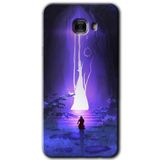 MRCİLETİSİM mrc175022 Wanderer Silhouette Kılıf HD Desen Baskılı Arka Kapak Samsung Galaxy C9 Pro ile uyumlu