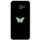 MRCİLETİSİM mrc175033 Butterfly Tree Kılıf HD Desen Baskılı Arka Kapak Samsung Galaxy C9 Pro ile uyumlu