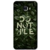 MRCİLETİSİM mrc175046 Do Not Hide Kılıf HD Desen Baskılı Arka Kapak Samsung Galaxy C9 Pro ile uyumlu