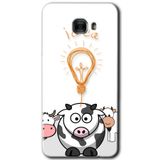 MRCİLETİSİM mrc175057 İdea Lamp Kılıf HD Desen Baskılı Arka Kapak Samsung Galaxy C9 Pro ile uyumlu