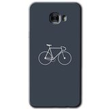 MRCİLETİSİM mrc175096 Bike Kılıf HD Desen Baskılı Arka Kapak Samsung Galaxy C9 Pro ile uyumlu