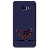 MRCİLETİSİM mrc175101 DeadPool 3 Kılıf HD Desen Baskılı Arka Kapak Samsung Galaxy C9 Pro ile uyumlu