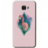 MRCİLETİSİM mrc175213 Flamingo Kılıf HD Desen Baskılı Arka Kapak Samsung Galaxy C9 Pro ile uyumlu